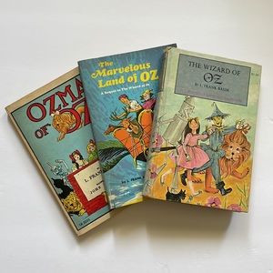 Vintage Wizard Of Oz Book Lot